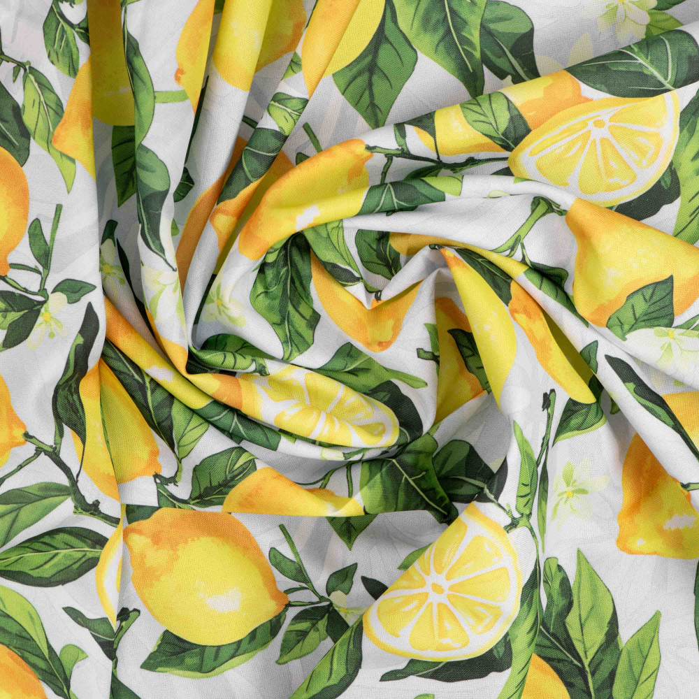 Скатертина Ardesto Sicilian lemons 140х180см, 100% поліестер, зелений (ART08LM)