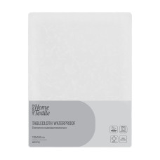Скатертина Ardesto Waterproof Jacquard 120х140см, 100% поліестер, білий (ART07WJ)