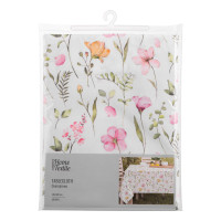 Скатертина Ardesto Spring flowers 140х180см, 100% поліестер, білий (ART08FL)