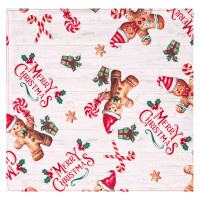 Раннер Ardesto Christmas Gingerbread 33х137см, 100% полиэстер, красный (ART01HCG)