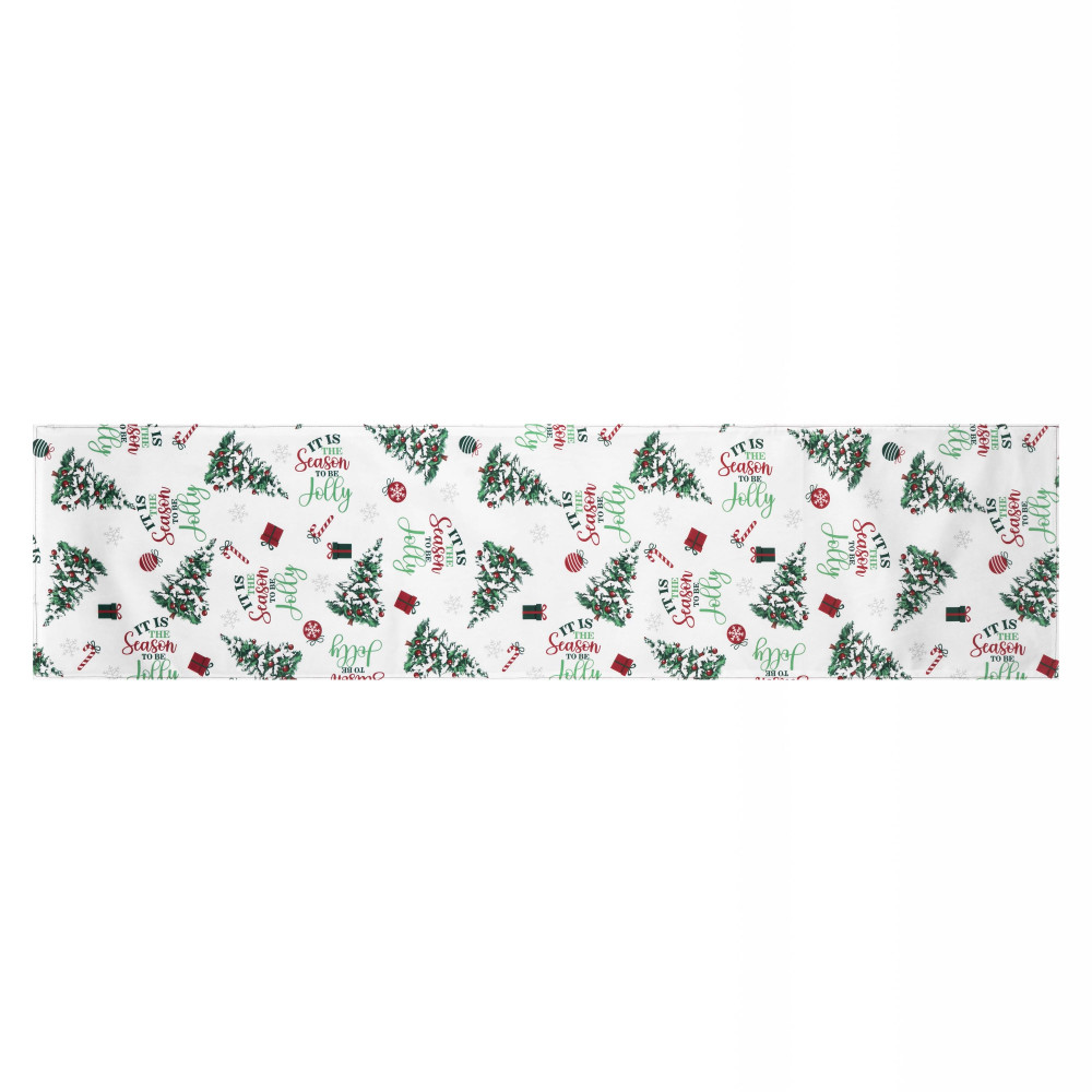 Ранер Ardesto Christmas Tree 33х137см, 100% поліестер, зелений (ART01HCT)