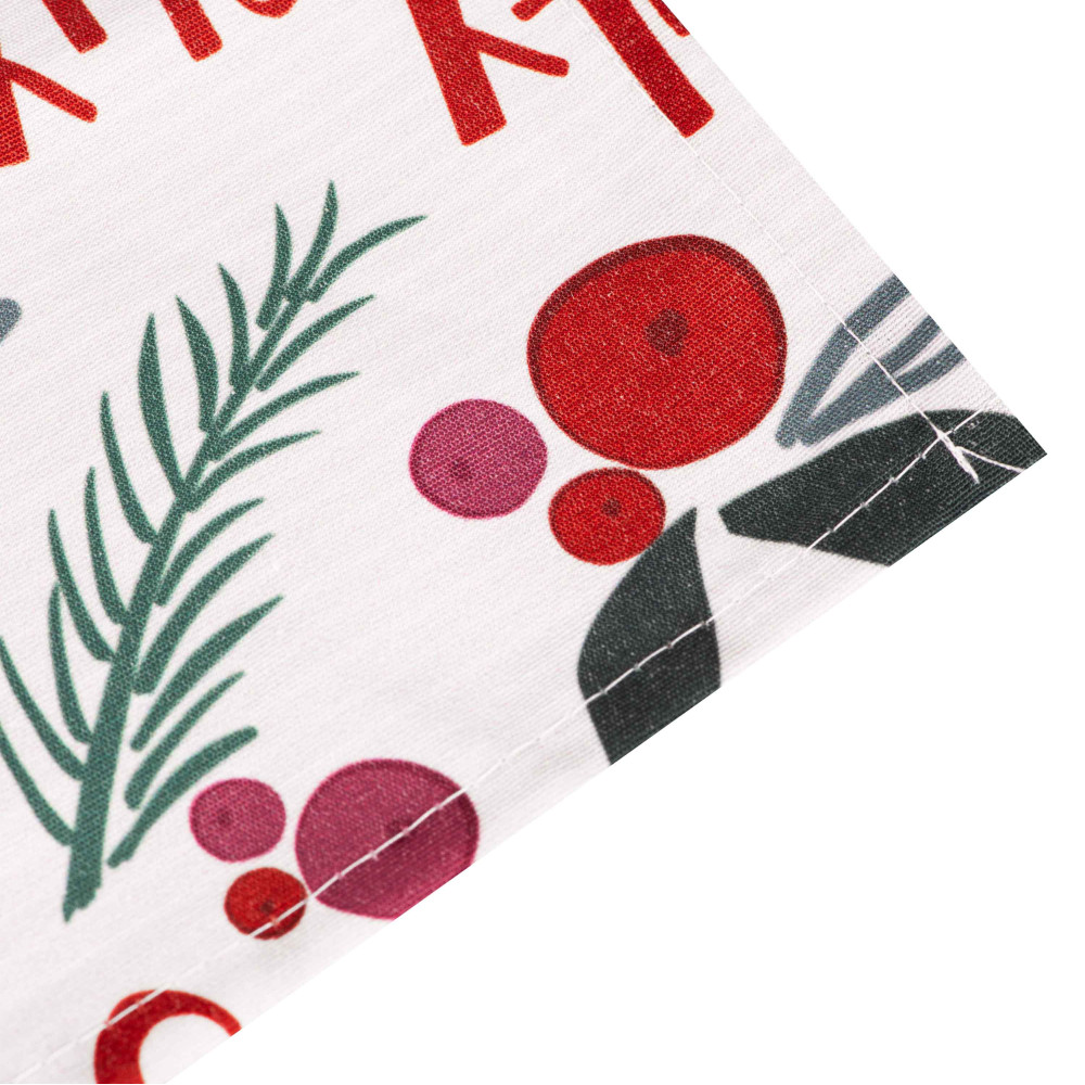 Раннер Ardesto Happy Holidays, 40х140см, 90% полиэстер, 10% хлопок, белый (ART01HW)