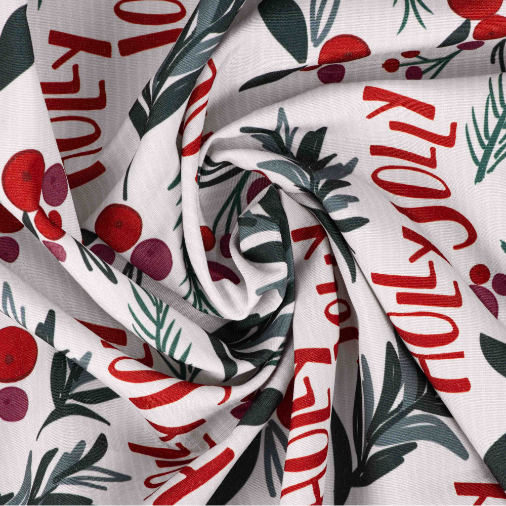 Раннер Ardesto Happy Holidays, 40х140см, 90% полиэстер, 10% хлопок, белый (ART01HW)