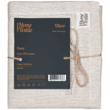 Раннер Ardesto Oliver, 40х140см, 100% хлопок, светло-серый (ART01OL)