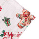 Салфетка Ardesto Christmas Gingerbread 30х45см, 100% полиэстер, красный (ART06HG)
