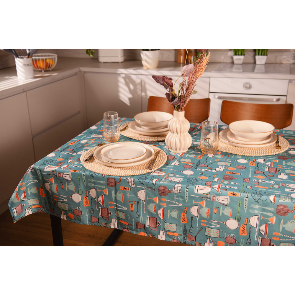 Скатерть Ardesto Cookery 120х140см, 90% полиэстер, 10% хлопок (ART07CK)