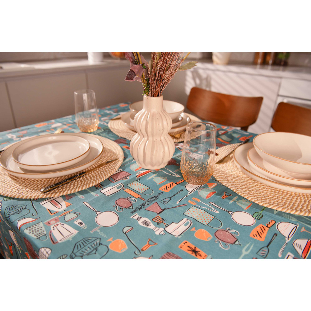 Скатерть Ardesto Cookery 120х140см, 90% полиэстер, 10% хлопок (ART07CK)