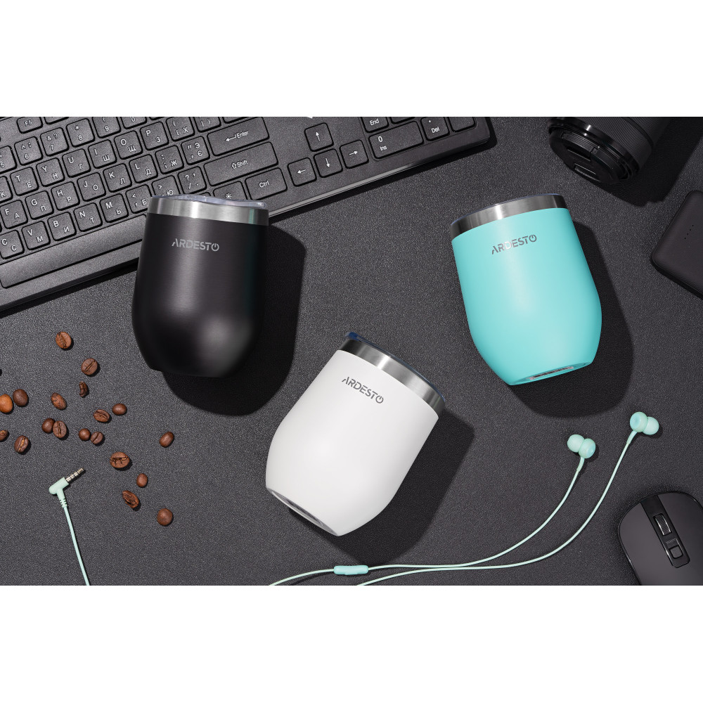 Термокухоль Ardesto Compact Mug 350 мл чорний