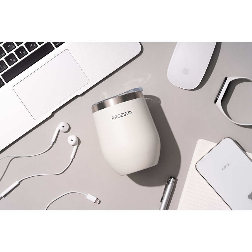 Термокружка Ardesto Compact Mug 350 мл белый