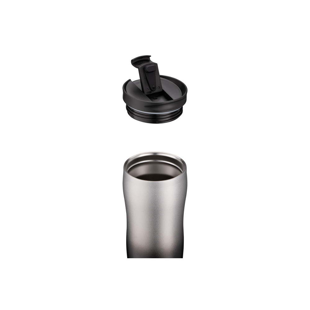 Термокухоль Ardesto Metallic 450 мл Чорний AR2645BM