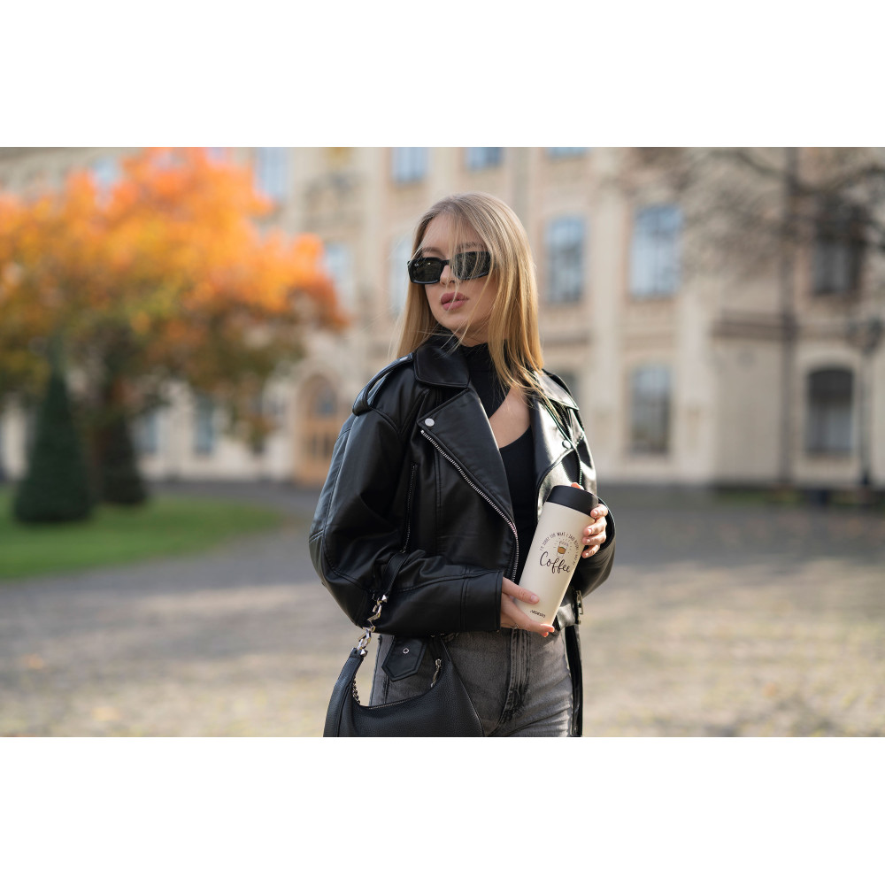 Термокухоль Ardesto Coffee Time 450 мл Бежева AR2645C