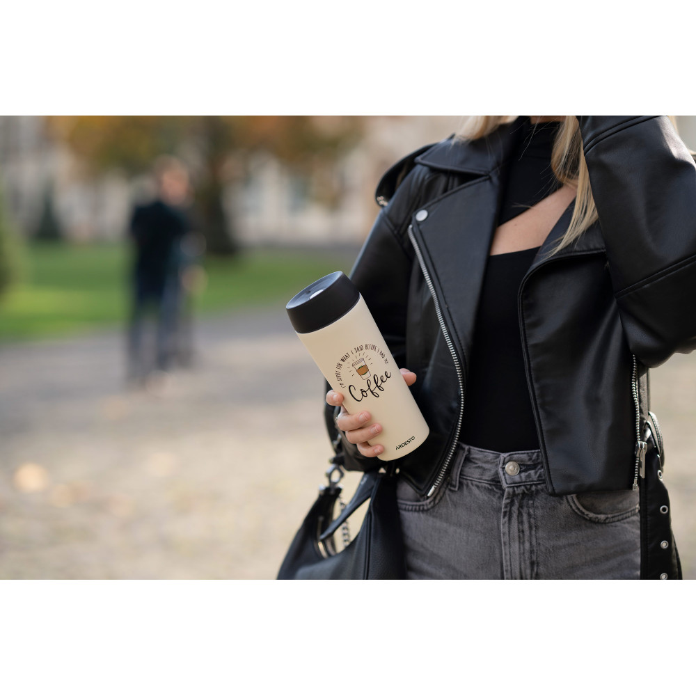 Термокухоль Ardesto Coffee Time 450 мл Бежева AR2645C