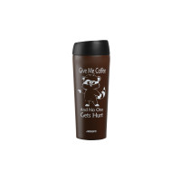 Термочашка Ardesto Coffee time Raccoon 450 мл коричневий
