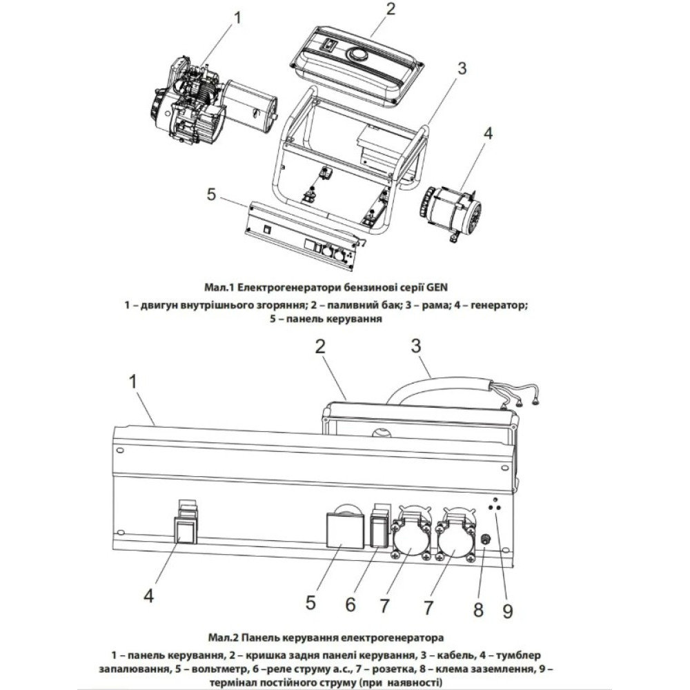 Генератор бензиновий Aruna GEN 5500