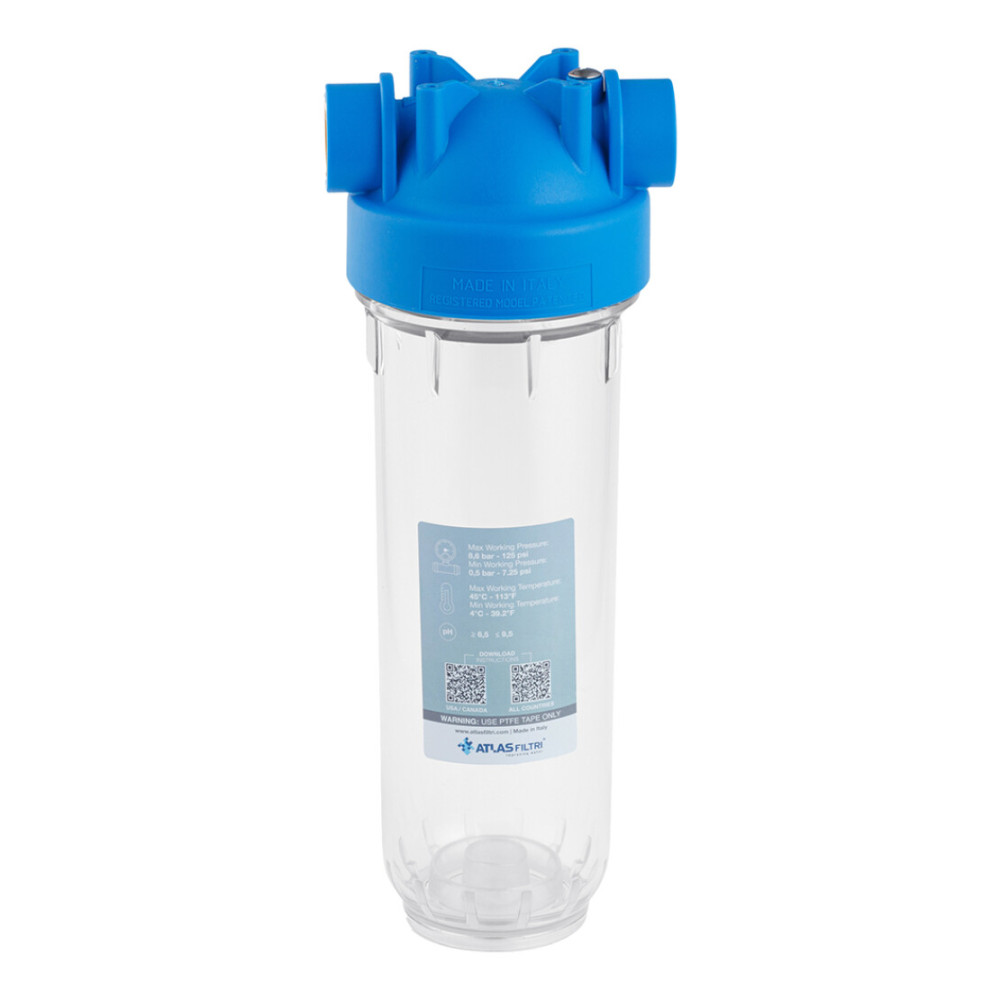 Фильтр-колба Atlas Filltri DP 10 Mono 3/4" OT TS Complete Housing RA1380401 (CV029892)