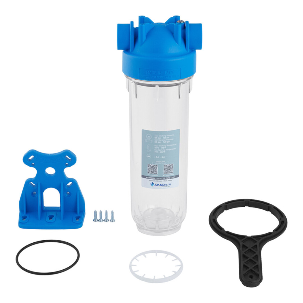 Фильтр-колба Atlas Filltri DP 10 Mono 1" OT TS Complete Housing RA1380701 (CV029893)