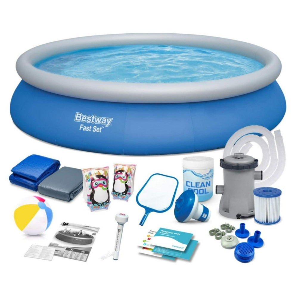 Басейн надувний 17 в 1 Bestway 57313 457 см (5902854514786)