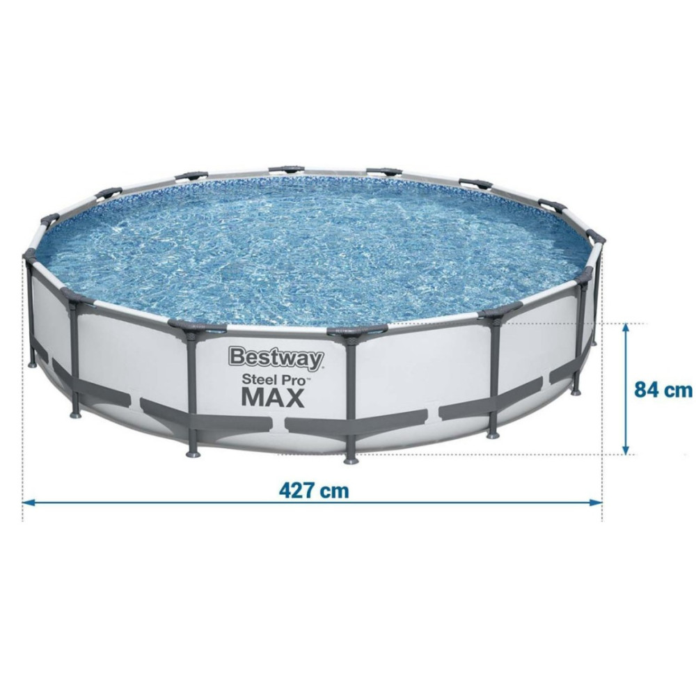 Басейн каркасний 10 в 1 Bestway 56595 Steel Pro 427 см (6942138933642)