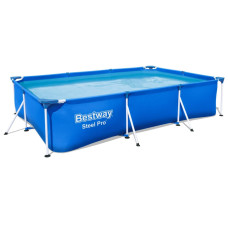 Басейн каркасний прямокутний 3 в 1 Bestway 56411 Steel Pro 300 x 201 см (6942138949605)