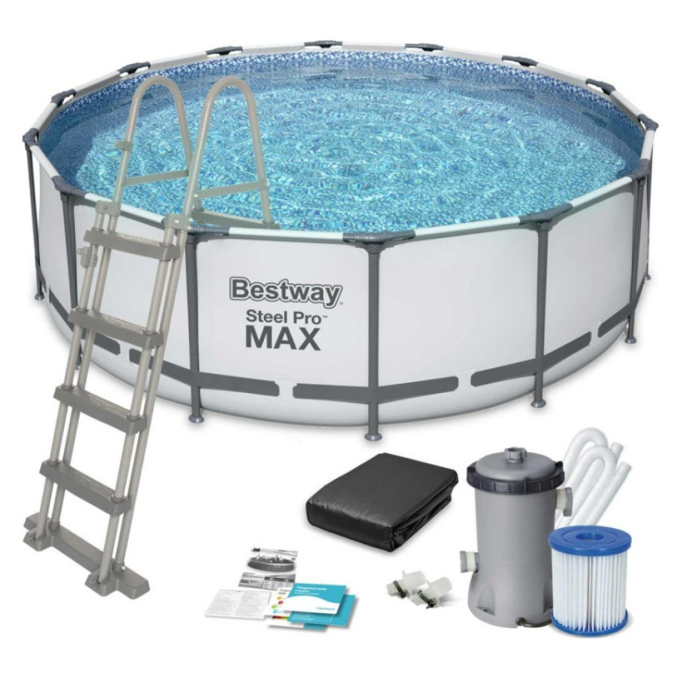 Басейн каркасний 12 в 1 Bestway 5612X Steel Pro Max 427 см (6942138983258)