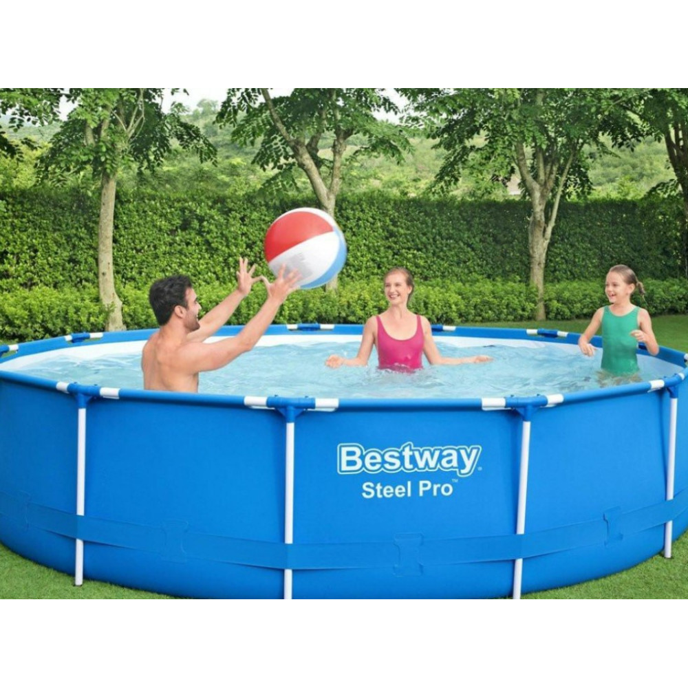 Басейн каркасний Bestway 5612E Steel Pro 396 см (6942138984484)