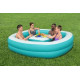 Басейн надувний Bestway 54446 з плаваючим столом Sippin' Summer 218 x 218 x 48 см (DM-54446)