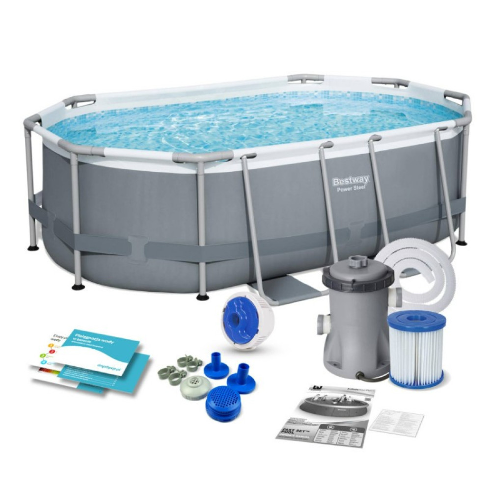 Басейн каркасний 10 в 1 Bestway 5614A 305 x 200 x 84 см (DM-5614A)