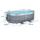 Басейн каркасний 10 в 1 Bestway 5614A 305 x 200 x 84 см (DM-5614A)