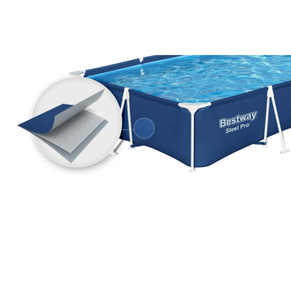 Бассейн каркасный прямоугольный 5 в 1 Bestway 56404N 300 x 201 x 66 см (DM-56404N)