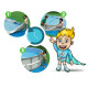 Басейн каркасний 17 в 1 Bestway 56408 305 x 76 см (DM-56408-15W1)