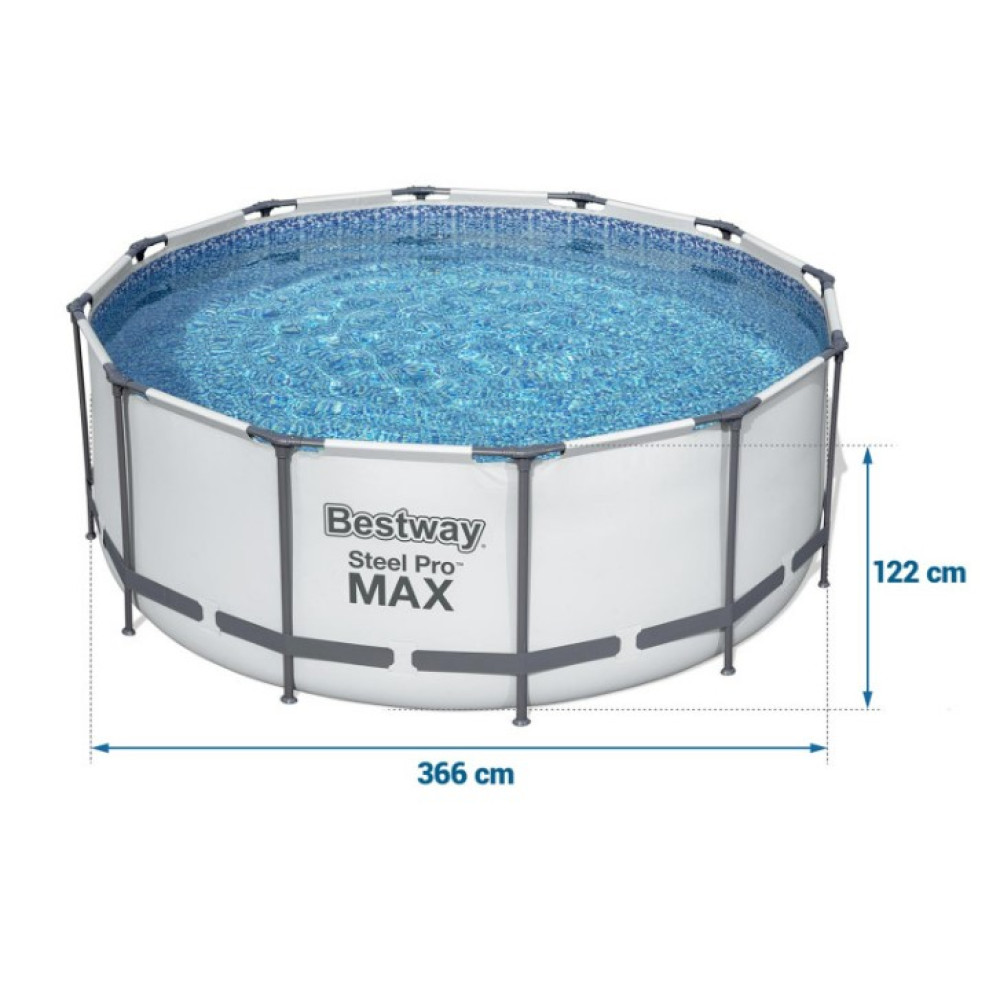 Басейн каркасний 18 в 1 Bestway 56420 366 x 122 см (DM-56420-17W1)