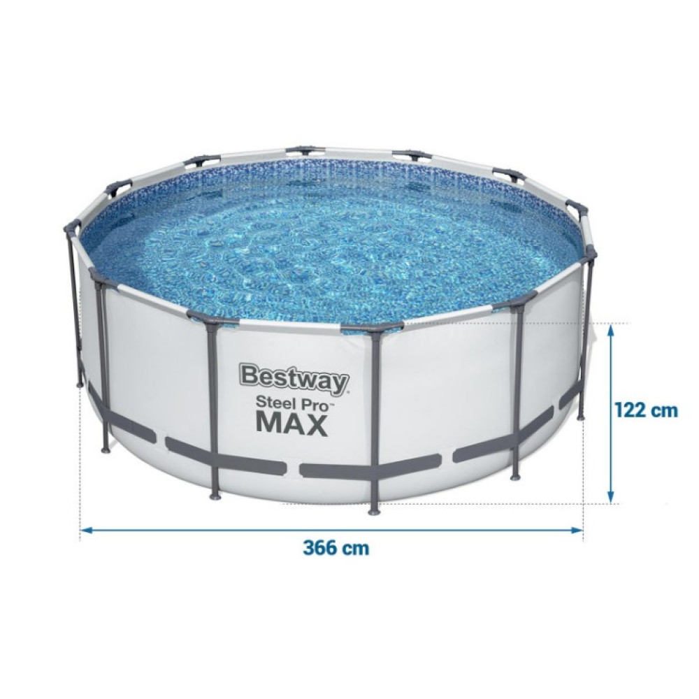 Басейн каркасний 18 в 1 Bestway 56420 366 x 122 см (DM-56420-17W1B)