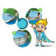 Басейн каркасний 18 в 1 Bestway 56438, 457 x 122 см + бульбашкова машина (DM-56438-17W1)