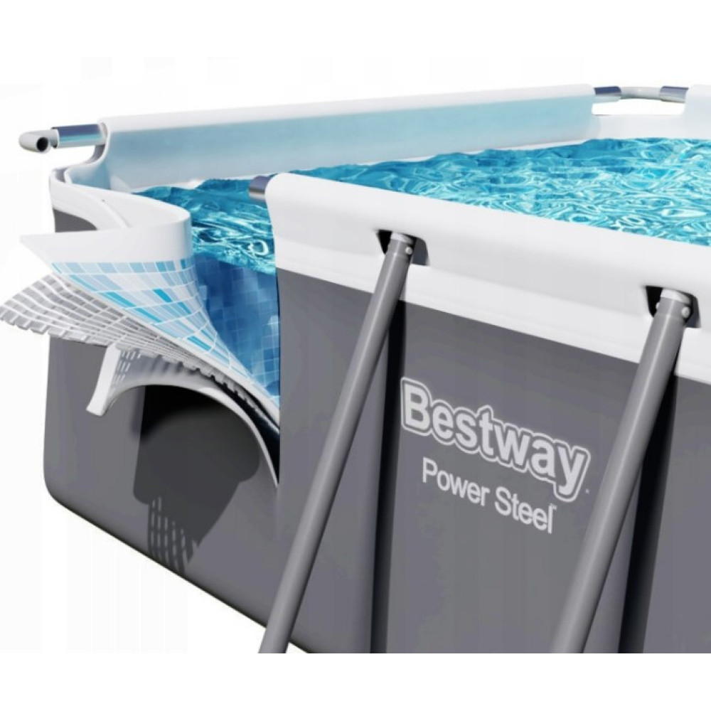 Басейн каркасний прямокутний 18 в 1 Bestway 56441 404 x 201 x 100 см (DM-56441-17W1)