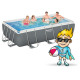 Басейн каркасний прямокутний 11 в 1 Bestway 56441 404 x 201 x 100 см (DM-56441-BESTWAY)