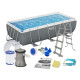 Басейн каркасний прямокутний 11 в 1 Bestway 56441 404 x 201 x 100 см (DM-56441-BESTWAY)
