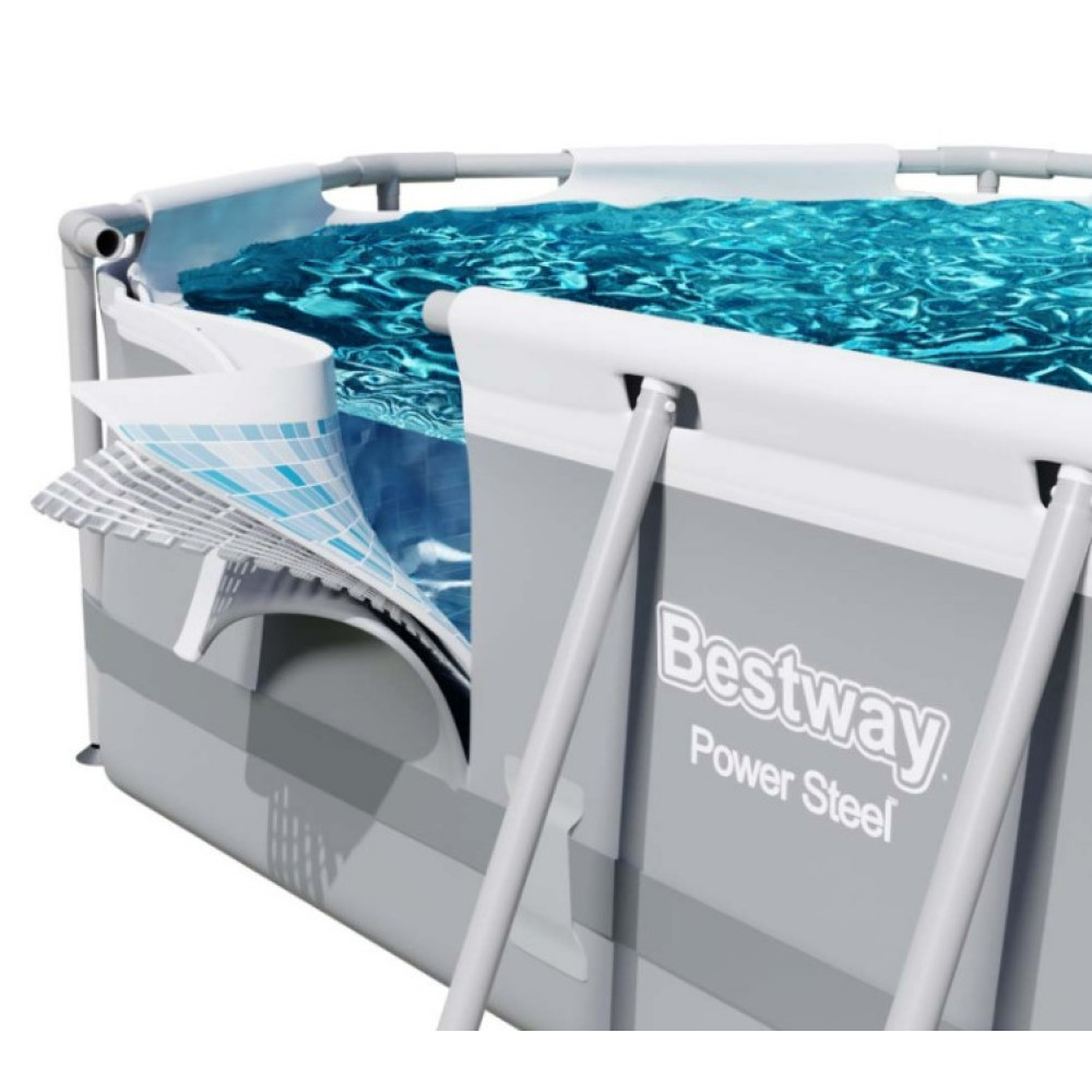 Басейн каркасний овальний 12 в 1 Bestway 56448 488 x 305 x 107 см (DM-56448)