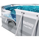 Басейн каркасний овальний 18 в 1 Bestway 56448 + піноутворювач 488 x 305 x 107 см (DM-56448-M)