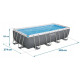 Басейн каркасний прямокутний 12 в 1 Bestway 56465 549 x 274 x 122 см (DM-56465N)