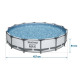 Каркасный бассейн 17 в 1 Bestway 56595 427 x 84 см (DM-56595-16W1)
