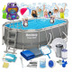 Басейн каркасний овальний 18 в 1 Bestway 56620 427 x 250 x 100 см (DM-56620-17W1)