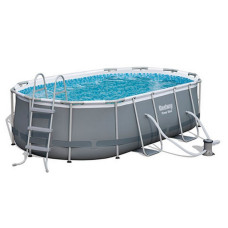 Басейн каркасний овальний 18 в 1 Bestway 56620 427 x 250 x 100 см (DM-56620-17W1)