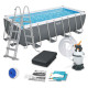 Басейн каркасний прямокутний 11 в 1 Bestway 56671N 488 x 244 x 122 см (DM-56671N)