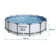 Басейн каркасний 11 в 1 Bestway 56950 427 x 107 см (DM-56950)