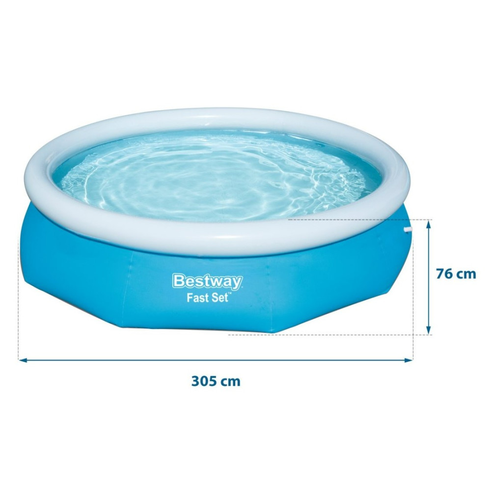 Басейн надувний Bestway 57270 з фланцем 300 х 76 см (DM-57270)