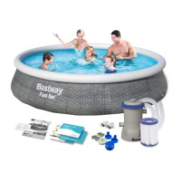 Надувной бассейн 9 в 1 Bestway 57376 396 x 84 см (DM-57376)