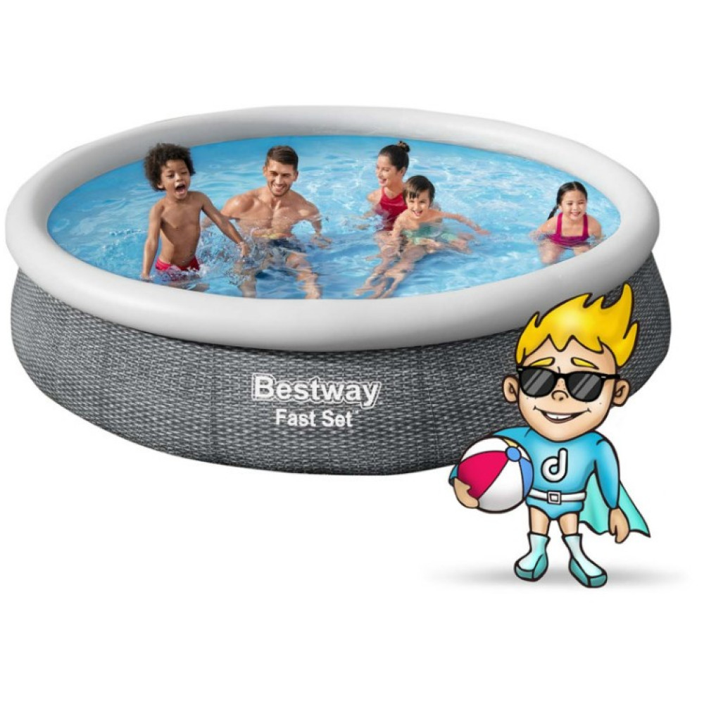 Басейн надувний 9 в 1 Bestway 57445 366 x 76 см (DM-57445)