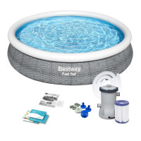 Басейн надувний 9 в 1 Bestway 57445 366 x 76 см (DM-57445)