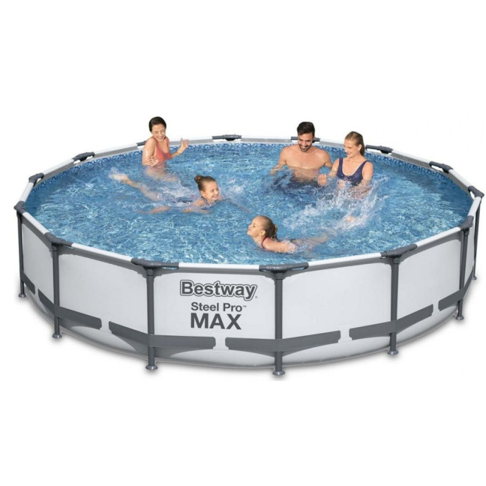 Басейн каркасний 9 в 1 Bestway 56595 Steel Pro Max 427 см (M-9329315)
