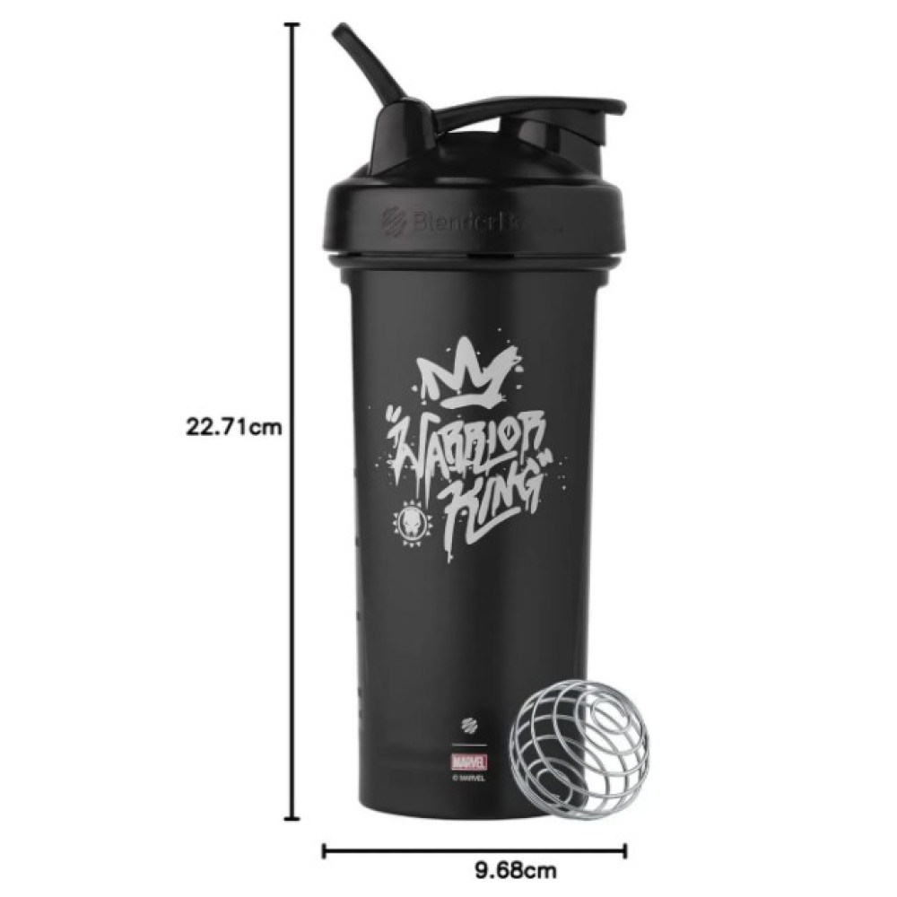 Шейкер спортивный (бутылка) BlenderBottle Classic Loop PRO 28oz/820ml Marvel Black Panther (600560) (Loop_PRO_28oz_Panther)